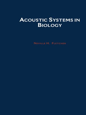 cover image of Acoustic Systems in Biology